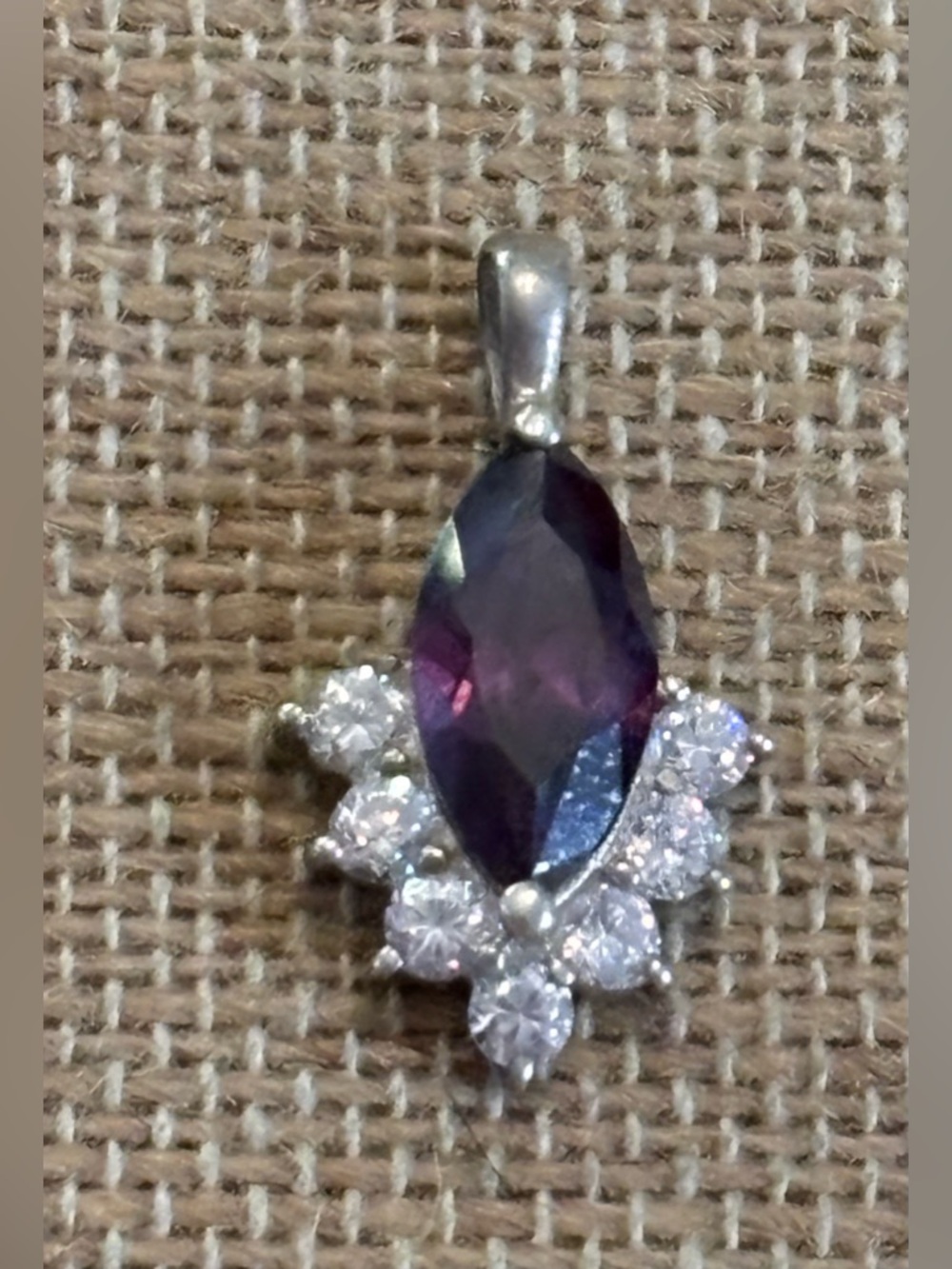 925 amethyst pendant